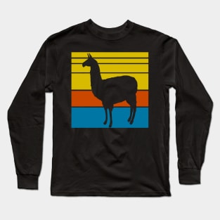 Colourful Llama Long Sleeve T-Shirt